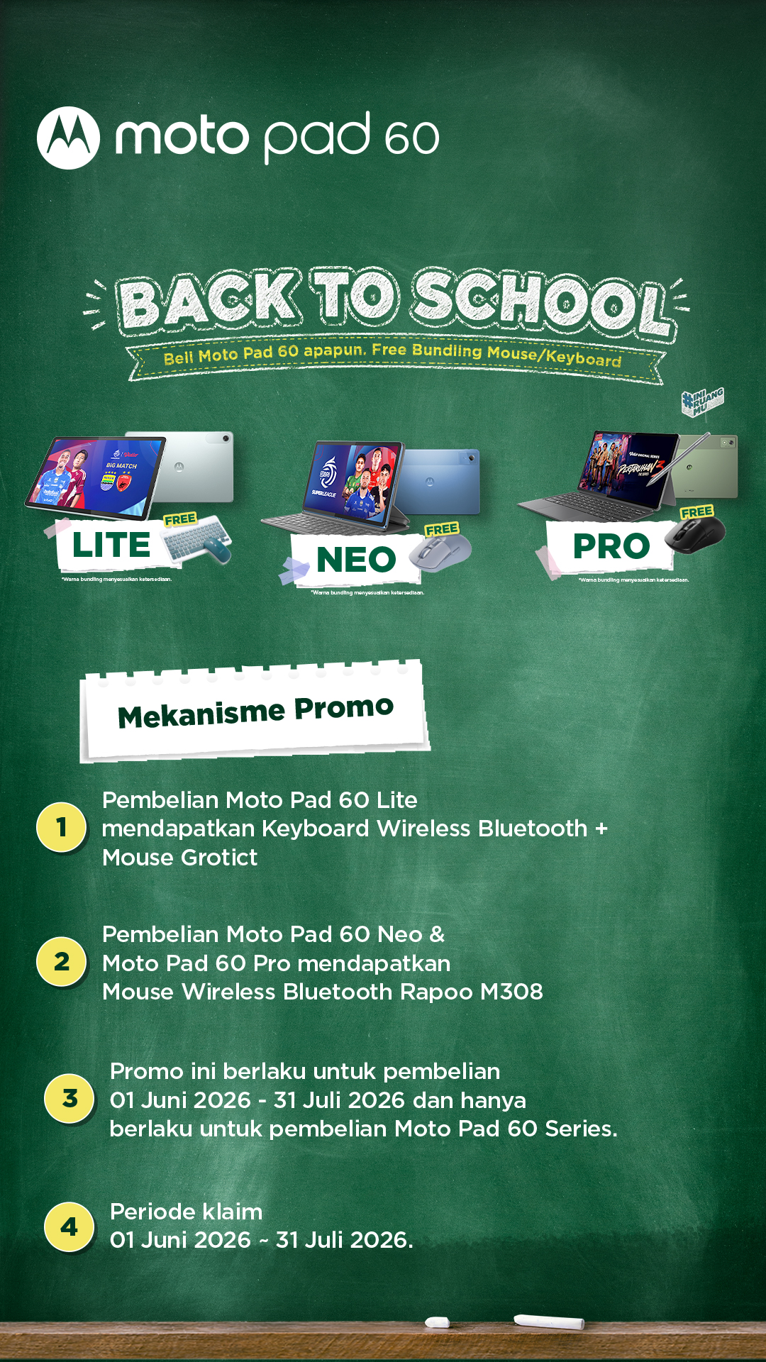 Motorola Indonesia Facebook ad from Jun 18, 2026