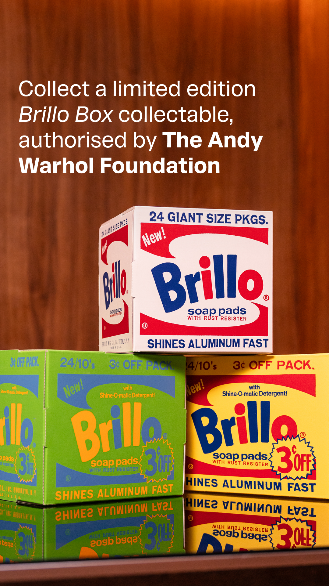 The Andy Warhol Foundation for the Visual Arts Facebook ad