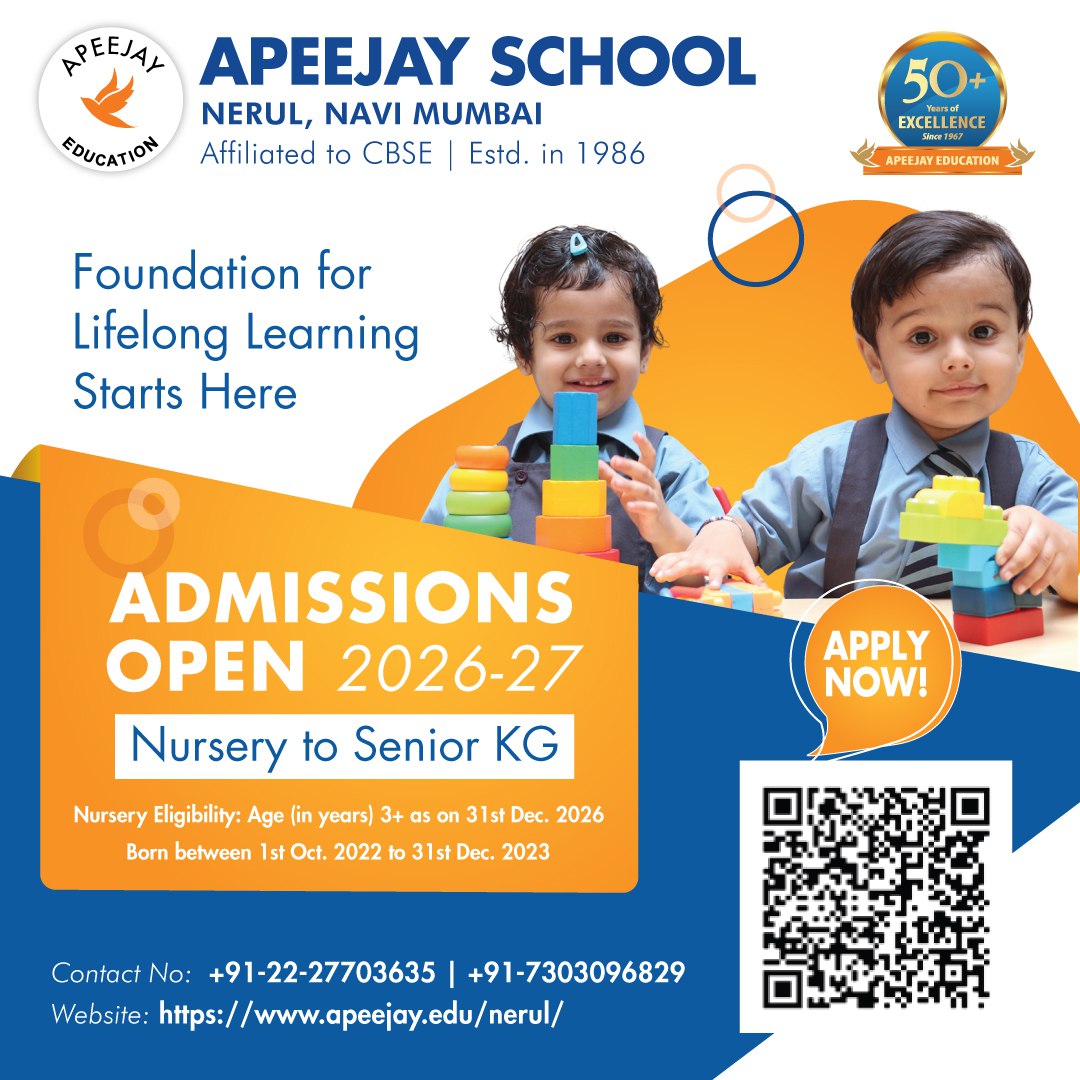 Apeejay School, Nerul, Navi Mumbai Facebook ad: Admission