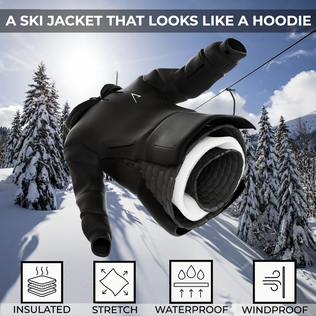 Alphatech Apparel Facebook ad: The ultimate snow hoodie