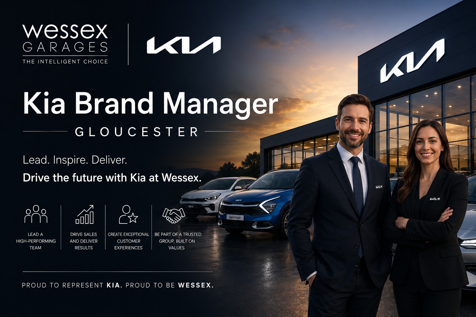 Wessex Garages Facebook ad: Kia Brand Manager | Bristol, Gloucester & South Wales |…