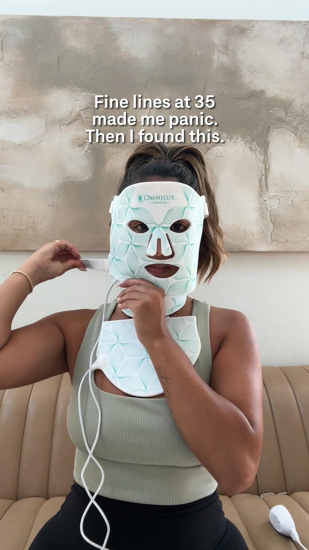 Omnilux Facebook ad: FDA-cleared. Clinically proven. Actually works.