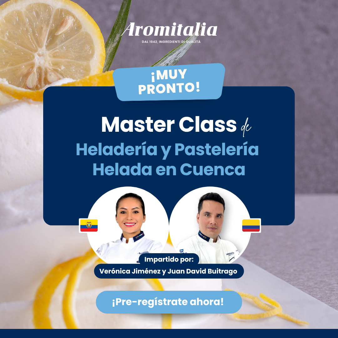 Aromitalia Ecuador Facebook ad: REGISTRO - MASTER CLASS EN HELADERÍA Y PASTELERIA CUENCA…