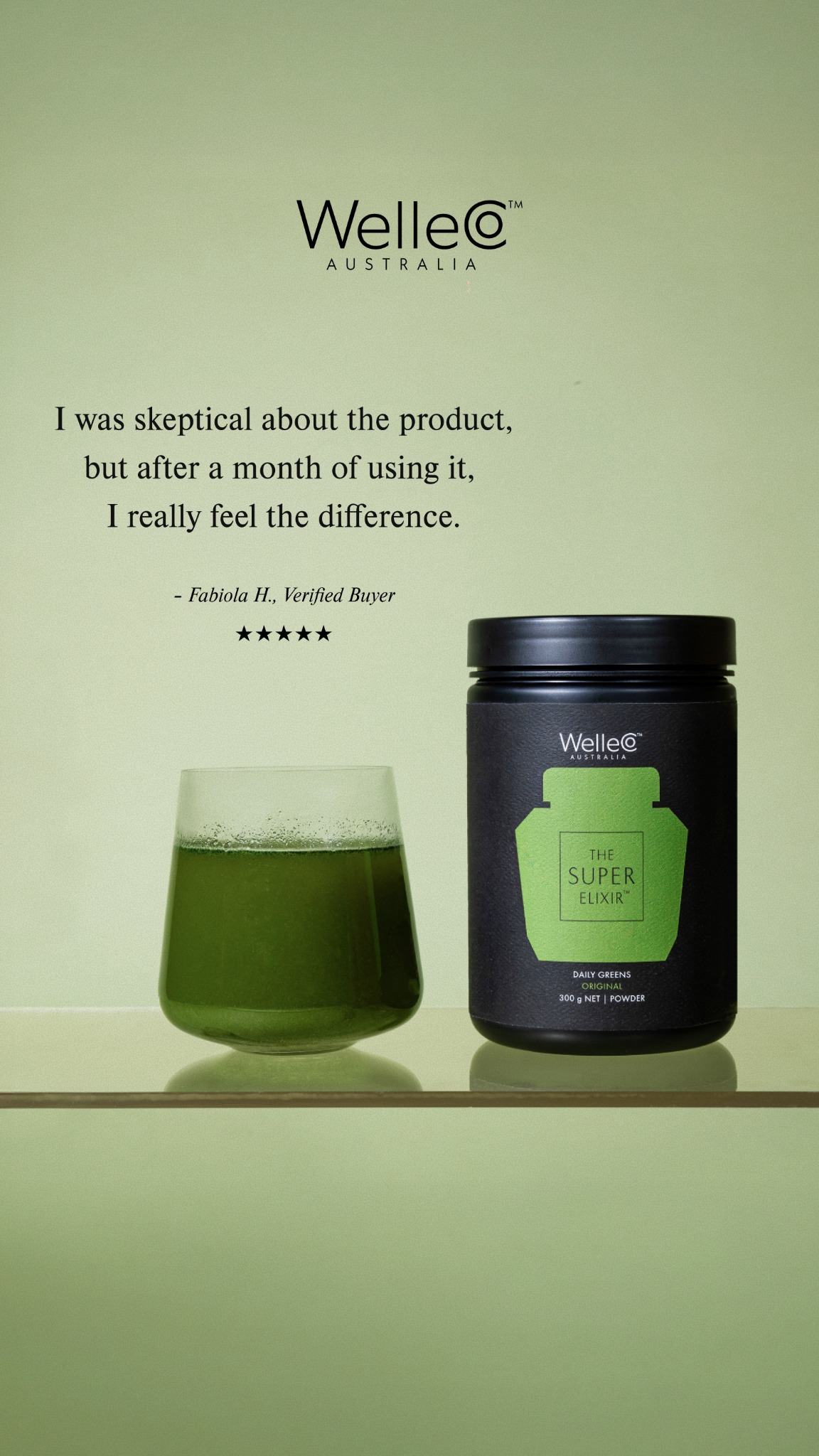 WelleCo Facebook ad