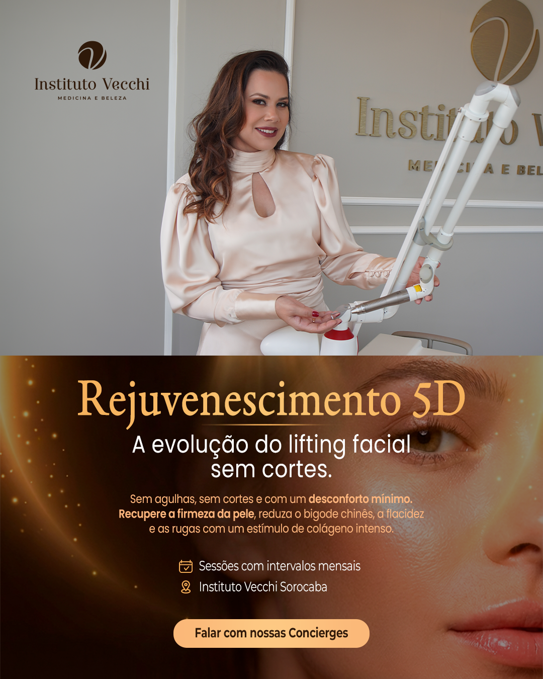 Dra Chirli Vechi - Médica Facebook ad: Você já imaginou encontrar a fonte da juventude…