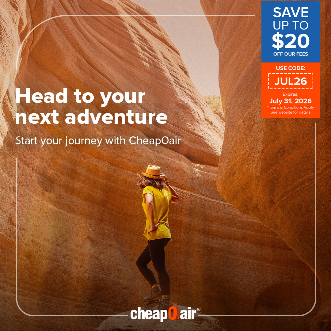 CheapOair Facebook ad
