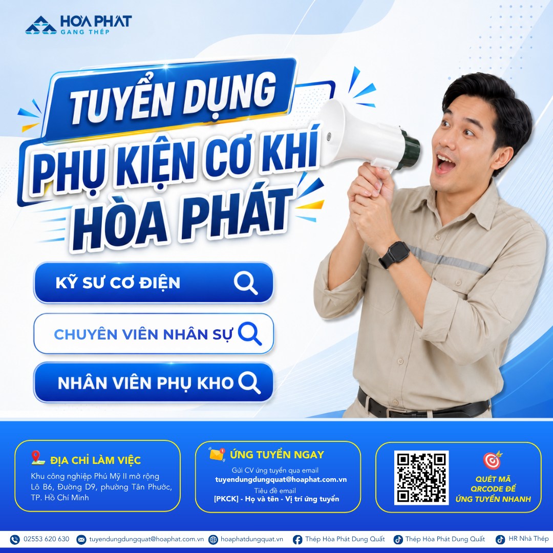 Thép Hòa Phát Dung Quất Facebook ad: JOB XỊN THÁNG 07 ĐÃ LÊN KỆ!