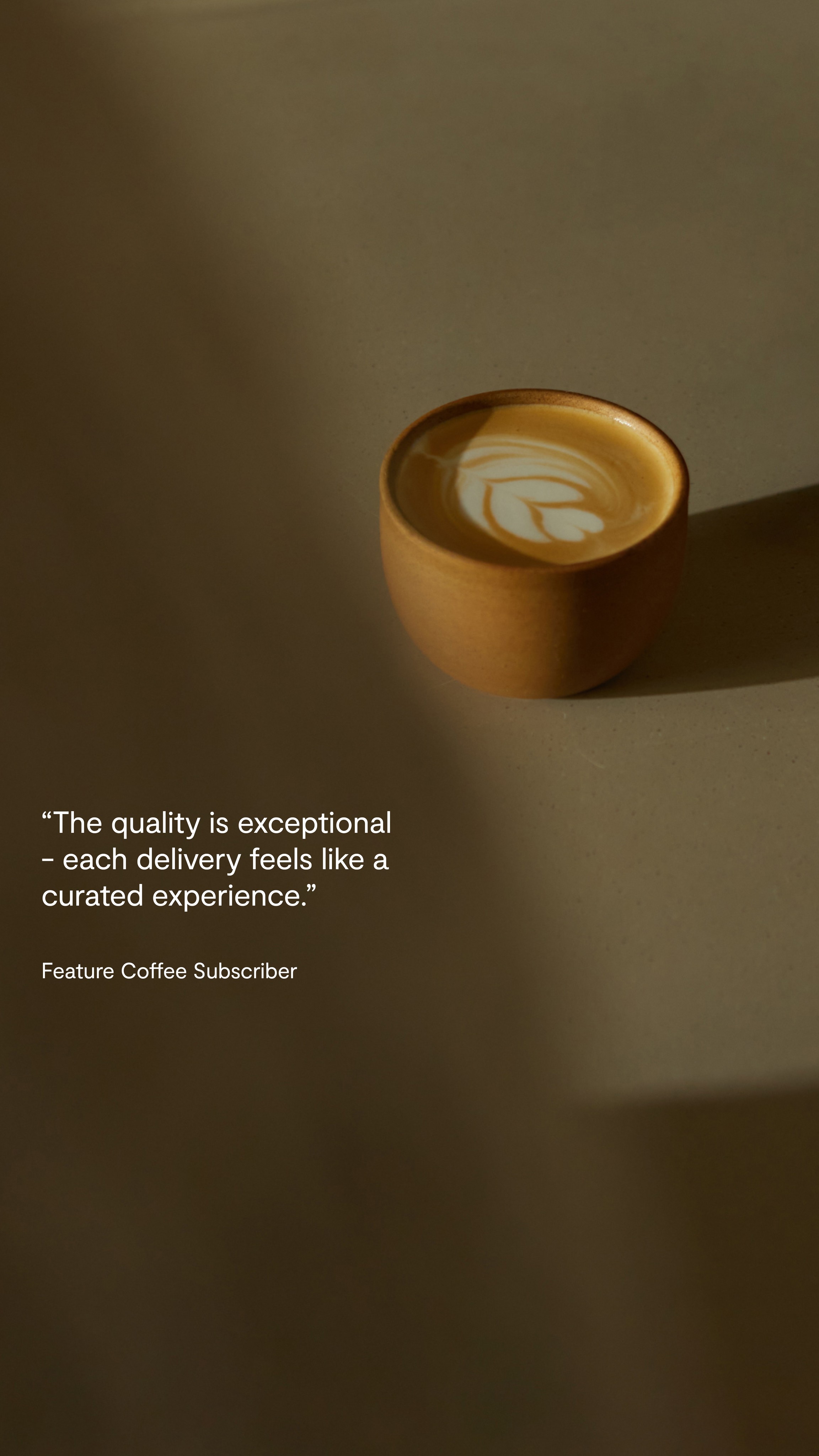 Origin Coffee Roasters Facebook ad