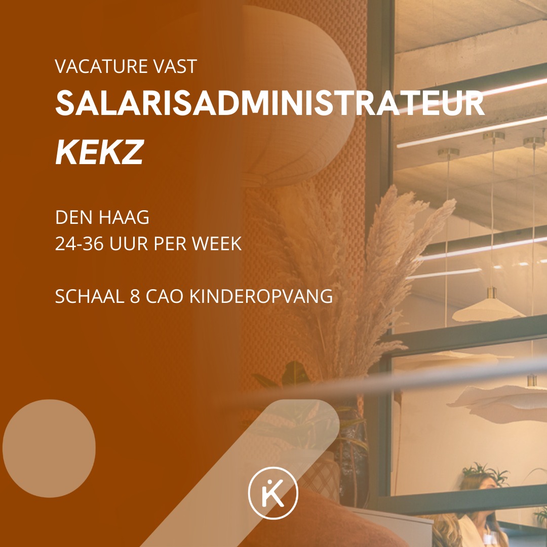 KEKZ Facebook ad: Vacature alert: Salarisadministrateur KEKZ, Den Haag