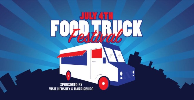 Explore Harrisburg Facebook ad: July 4th Food Truck Festival