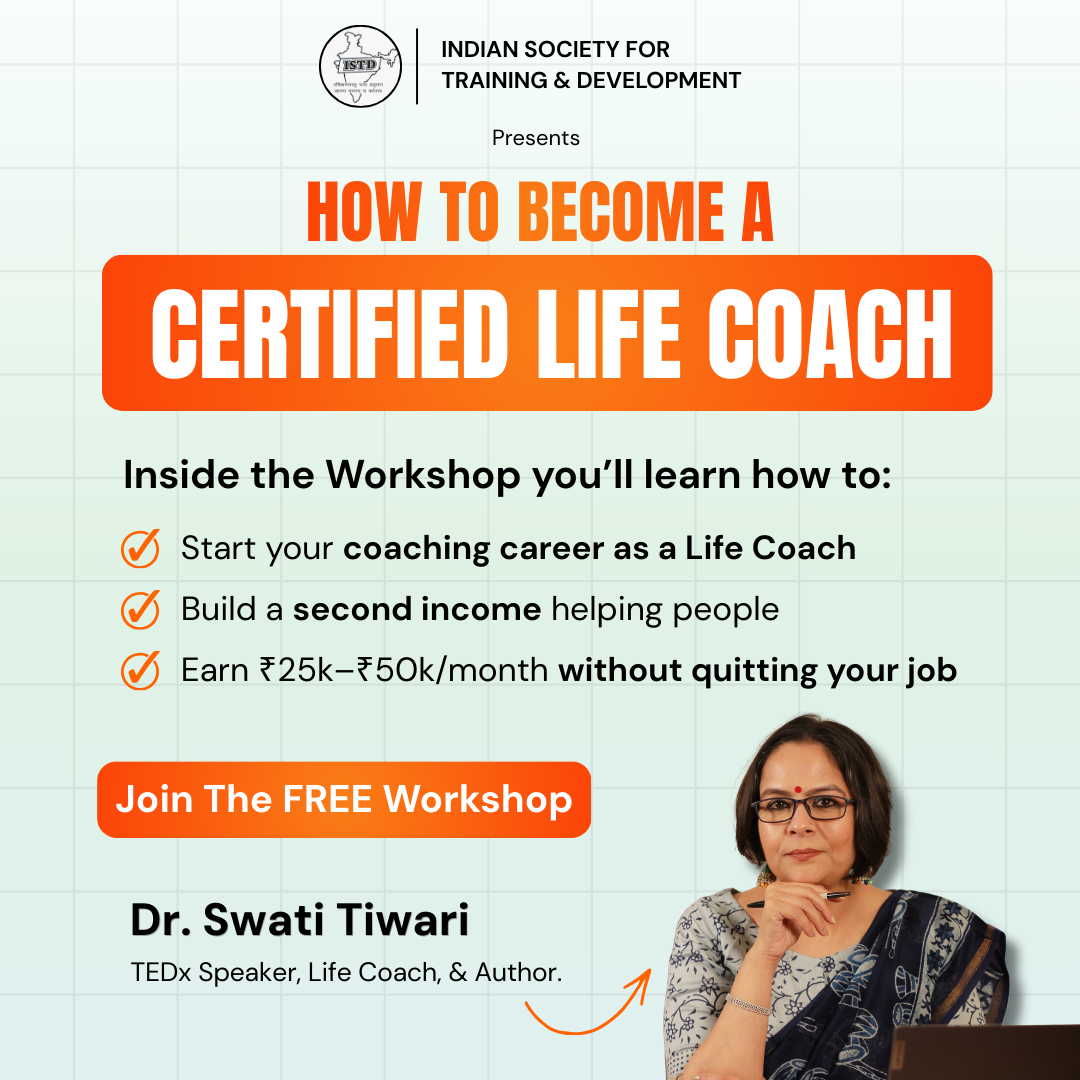 Coach Swati Tiwari Facebook ad: Become a Certified Life Coach