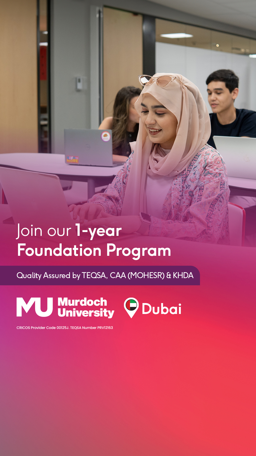 Murdoch University Dubai Facebook ad