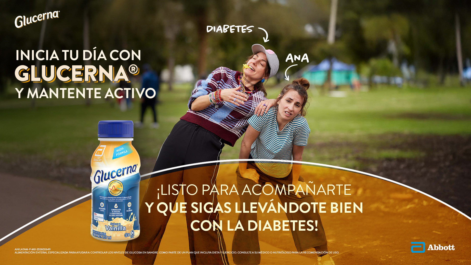 Glucerna Latinoamérica Facebook ad