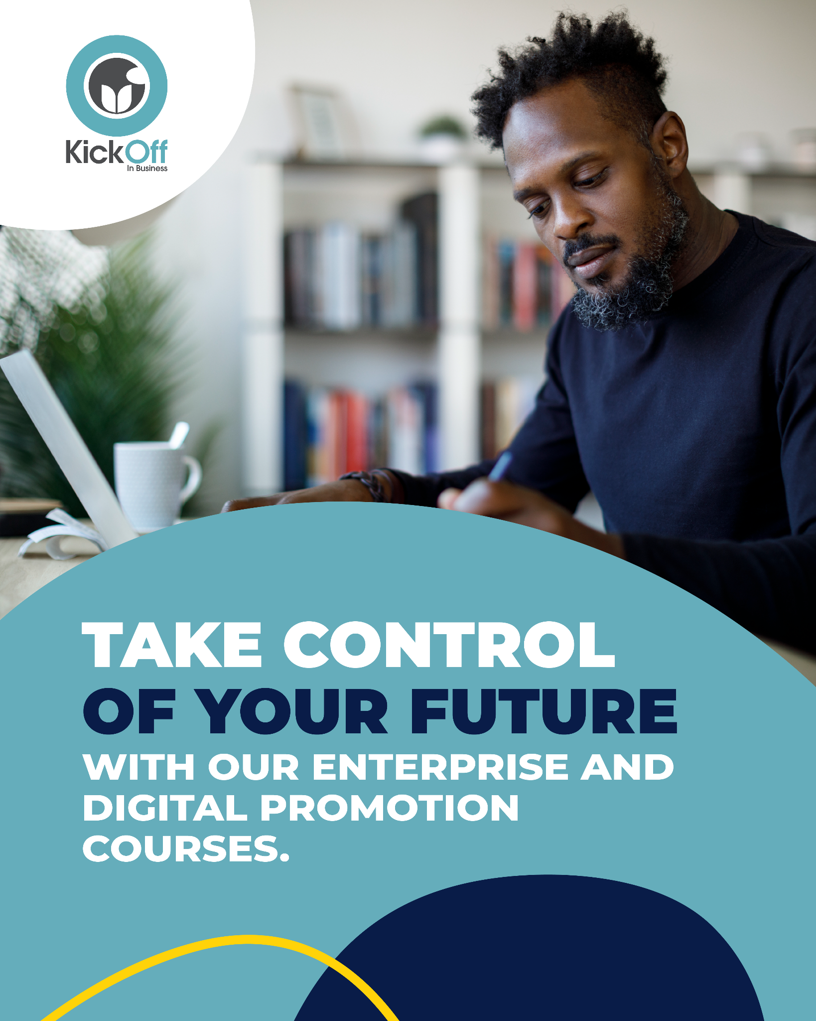 Kick Off in Business Facebook ad