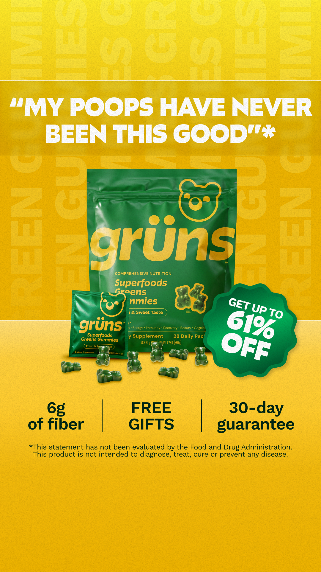 Grüns Facebook ad