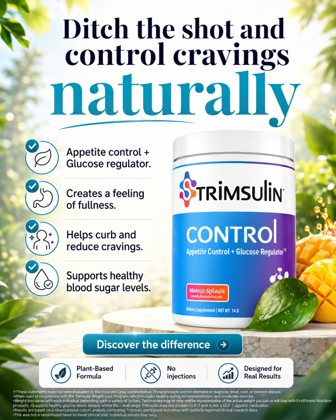 Trimsulin Facebook ad: The Natural Formula For GLP-1