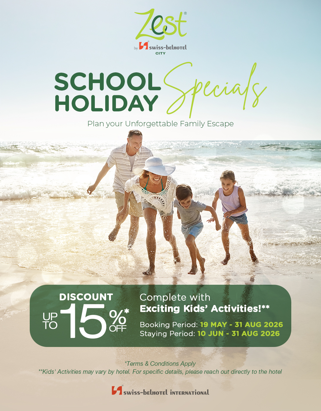 Zest Hotel International Facebook ad