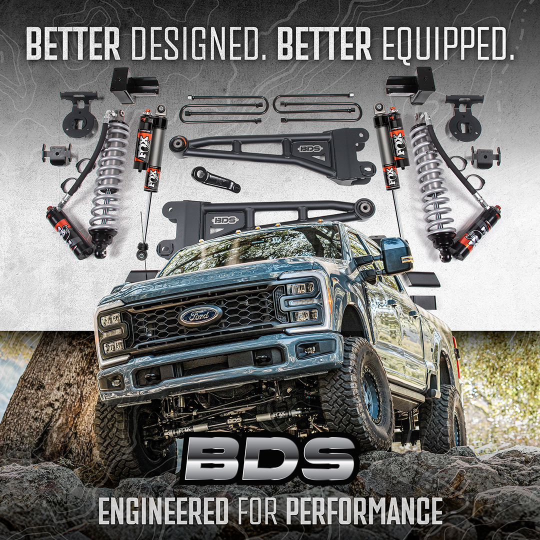 BDS Suspension Facebook ad: Better Design, Better Equipped suspension kits for your…
