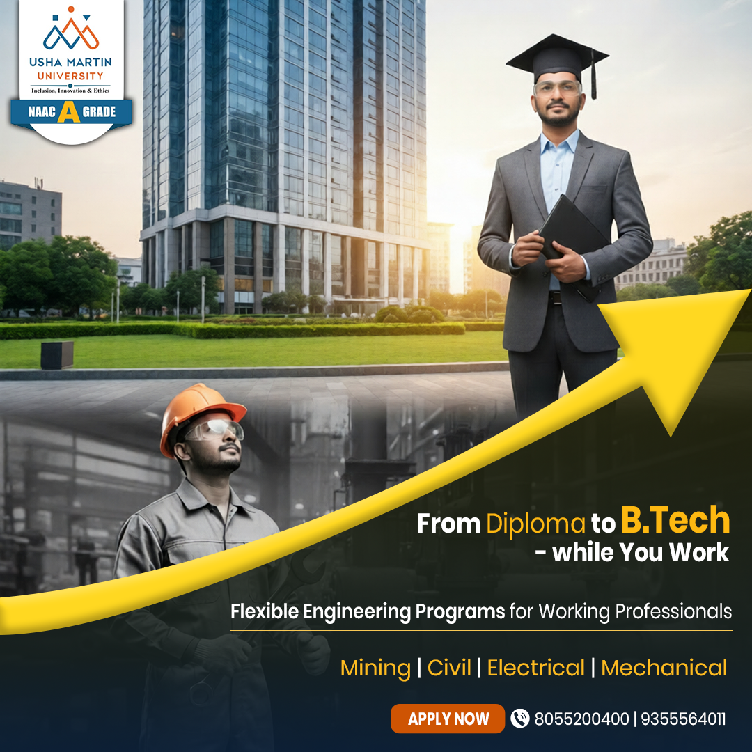 Usha Martin University Facebook ad