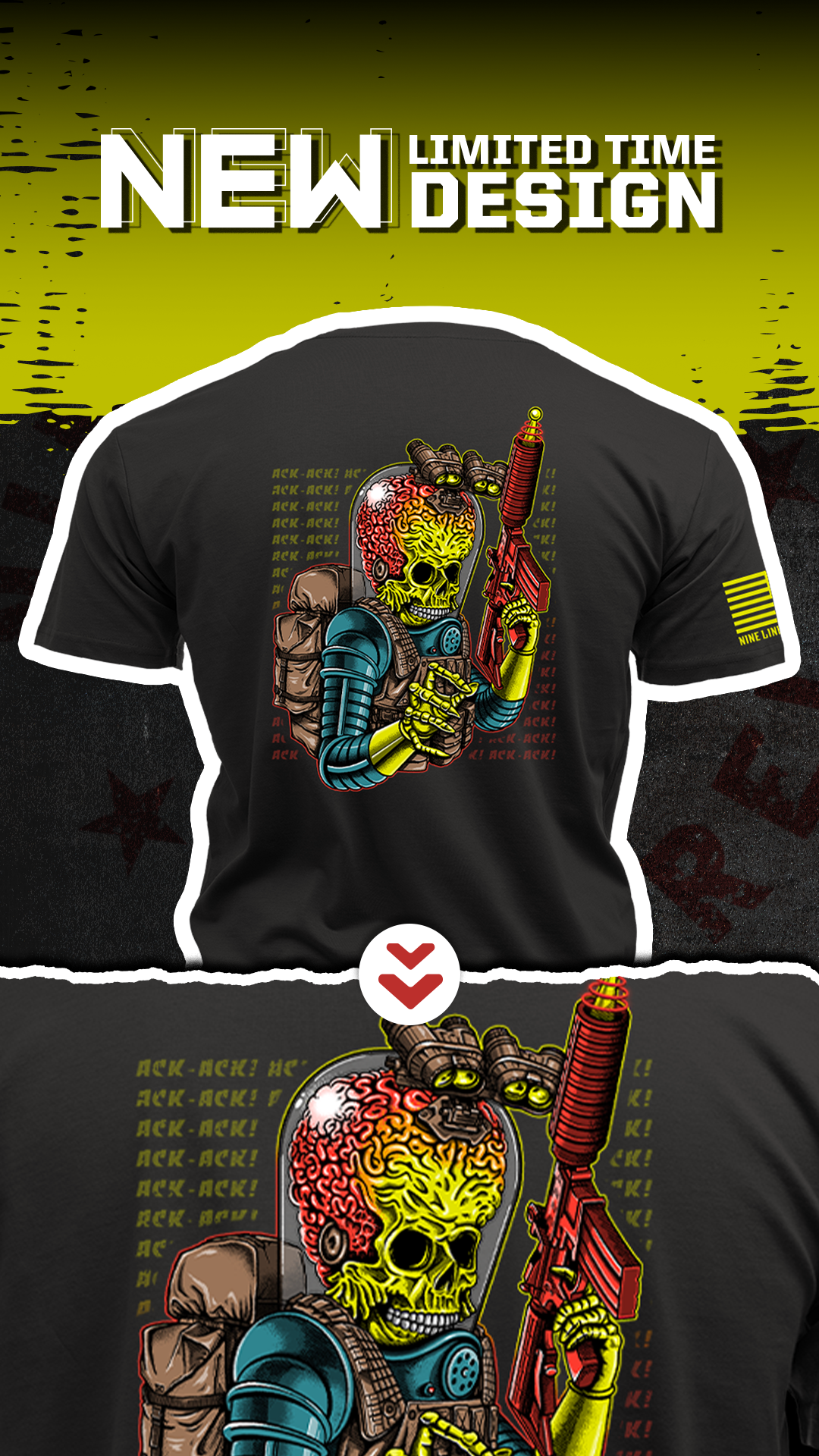 Nine Line Apparel Facebook ad: ACK! ACK!