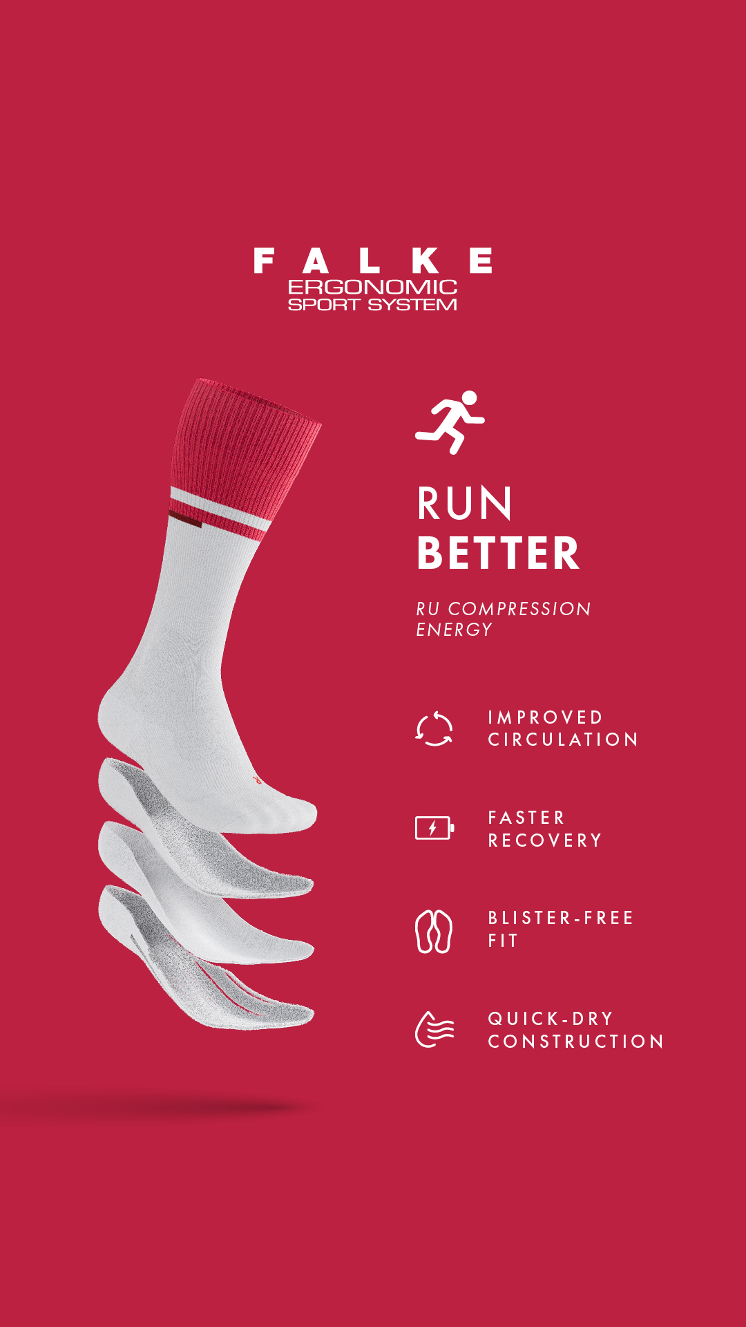 FALKE Ergonomic Sport System Facebook ad