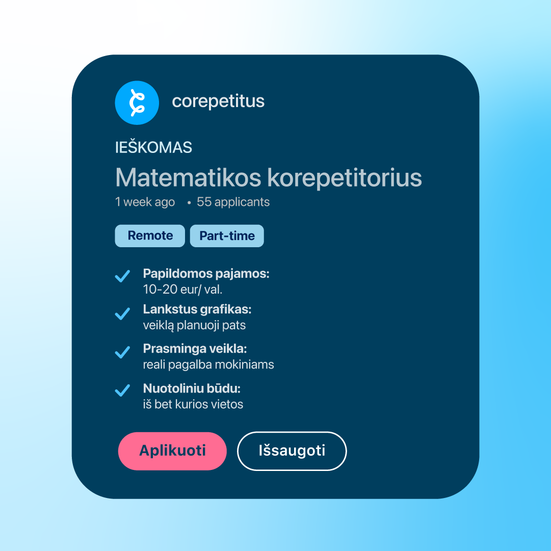 Corepetitus Facebook ad
