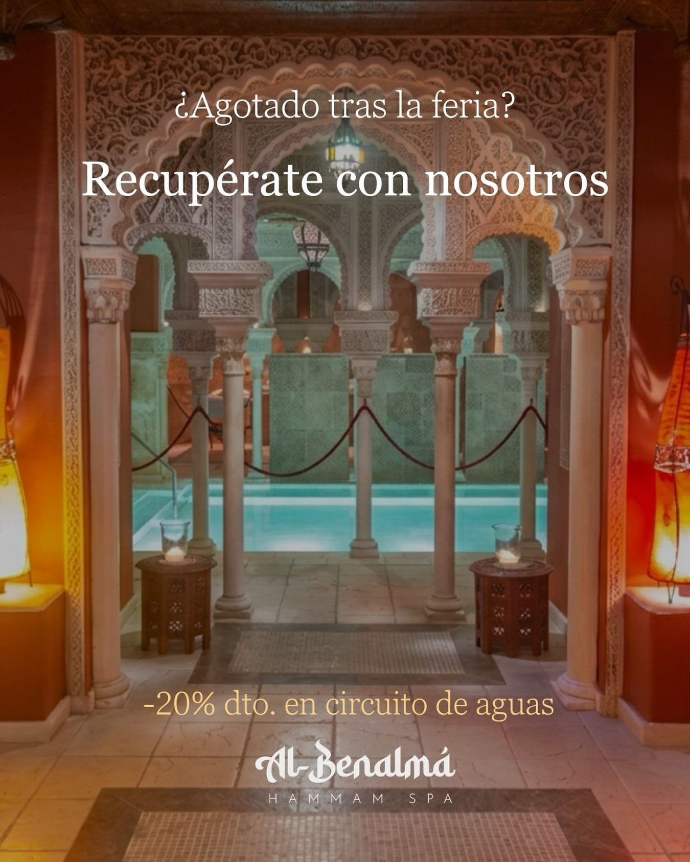 Hammam Al-Benalmá Facebook ad: ¿Pies cansados, mucho baile y pocas horas de…
