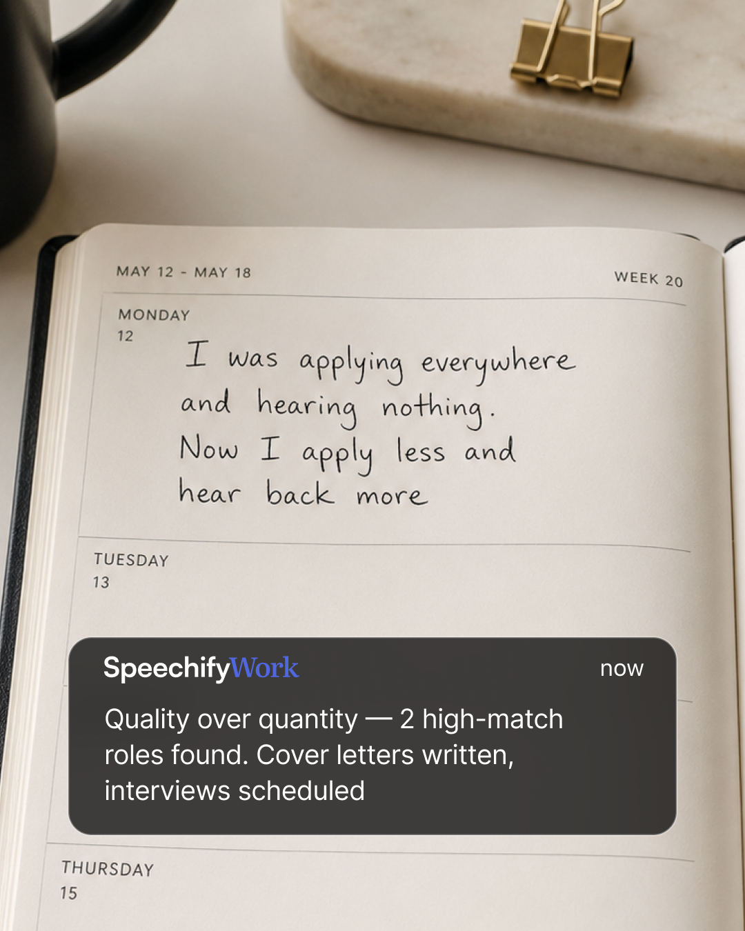 Speechify Facebook ad