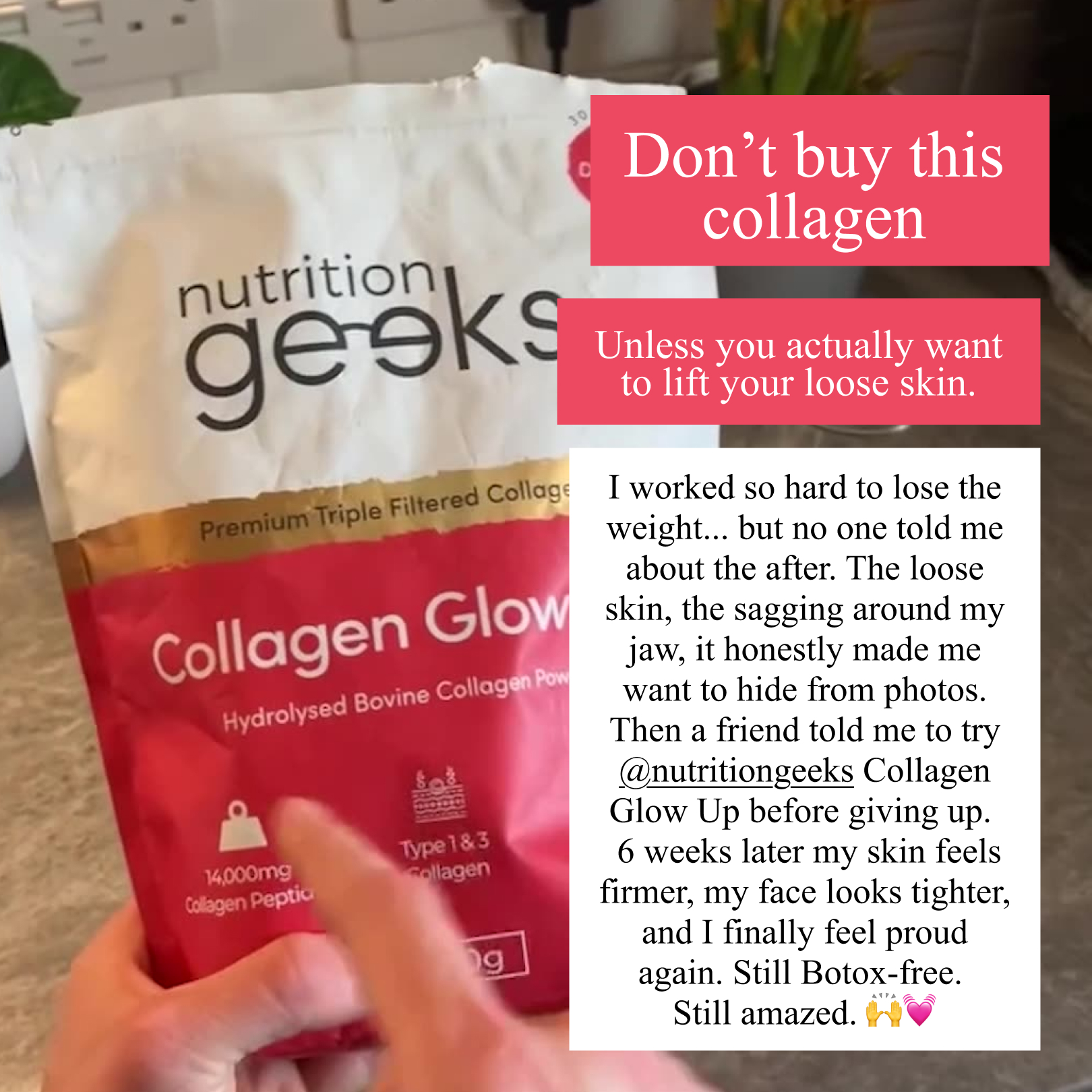 Nutrition Geeks Facebook ad