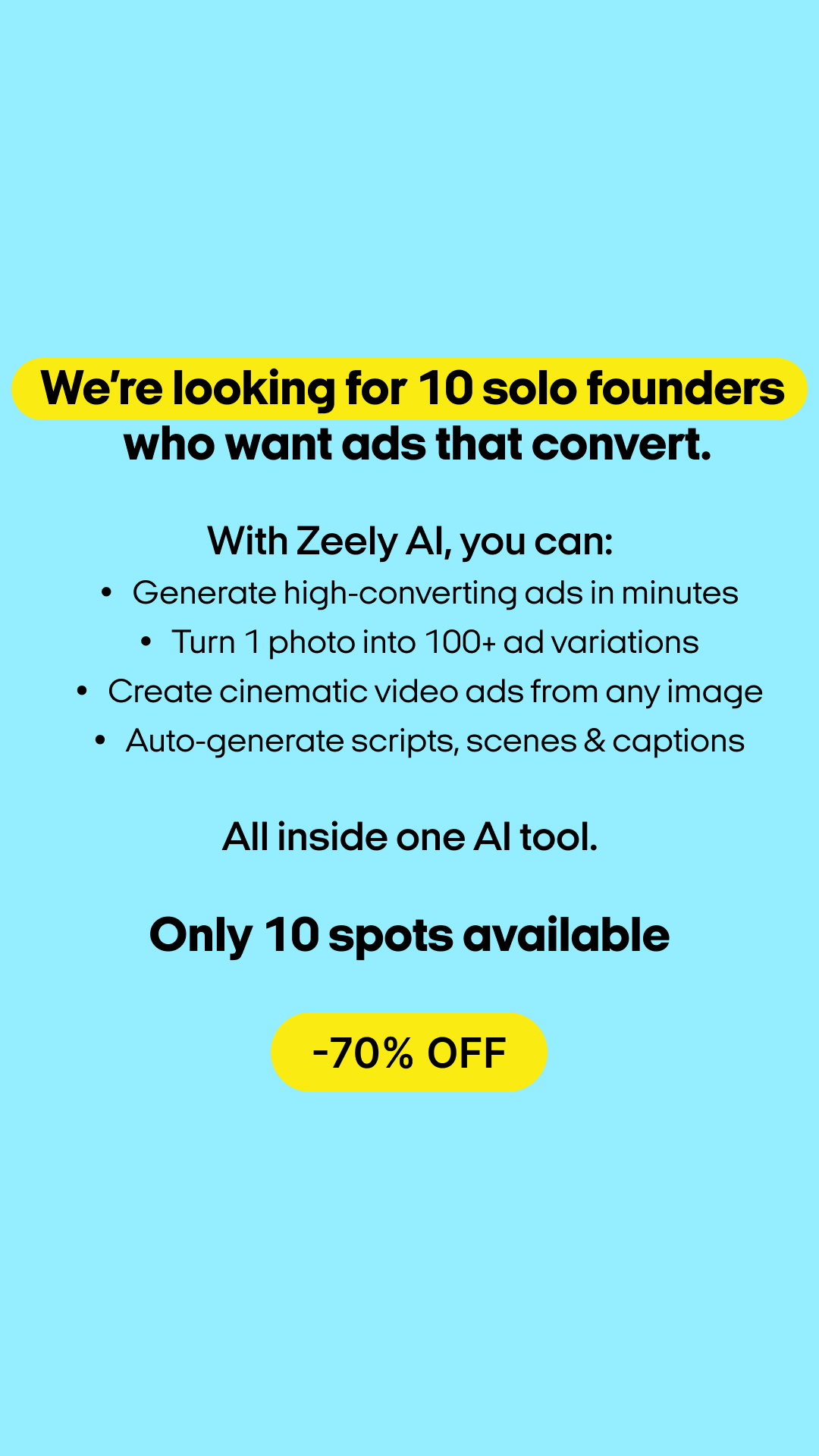 Zeely Facebook ad