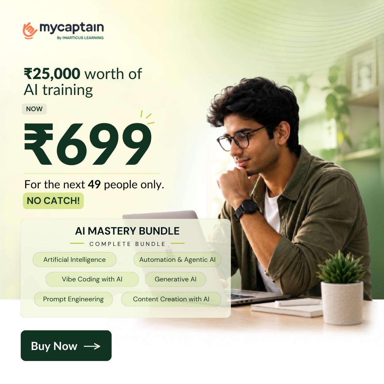 MyCaptain by Imarticus Facebook ad