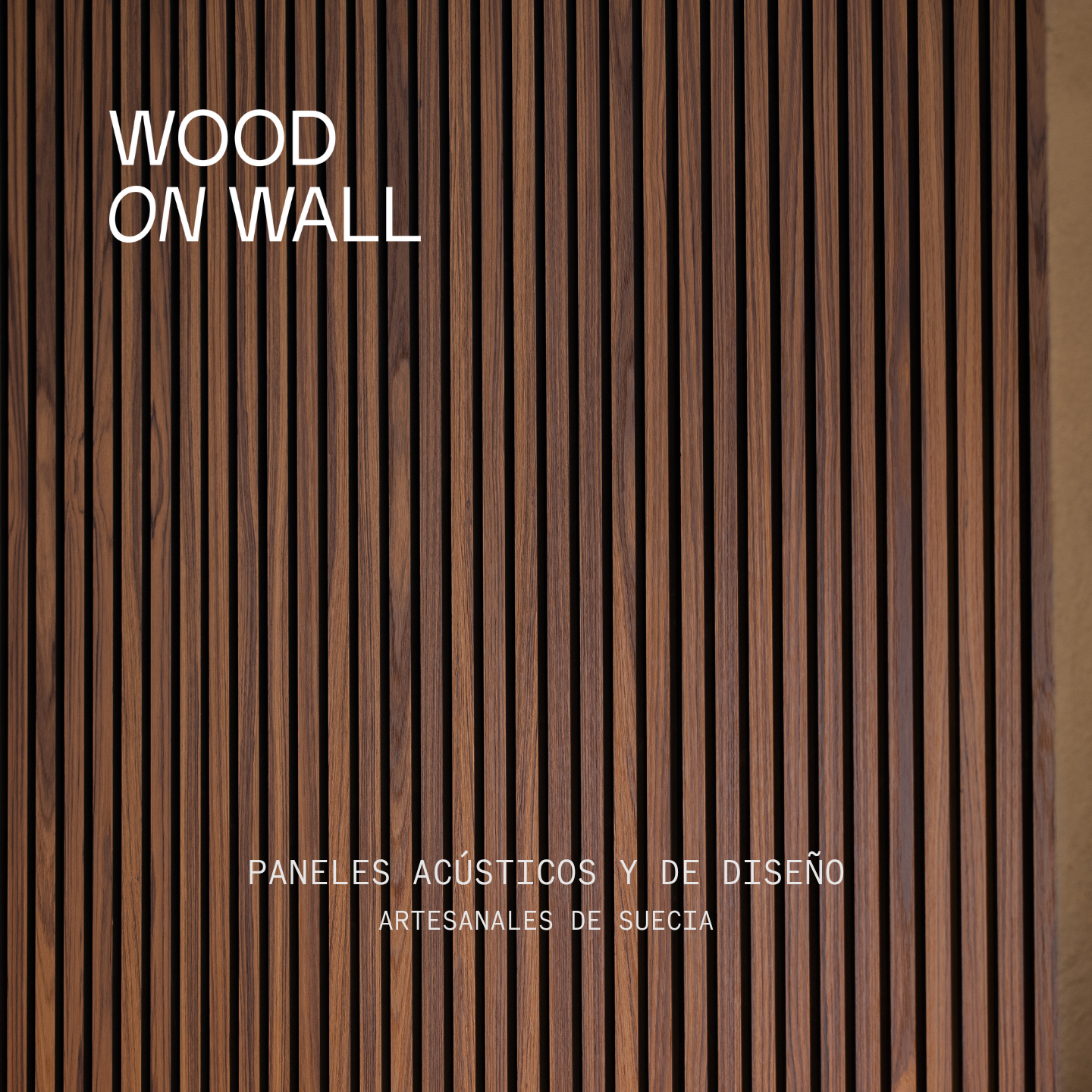 Wood on Wall España Facebook ad