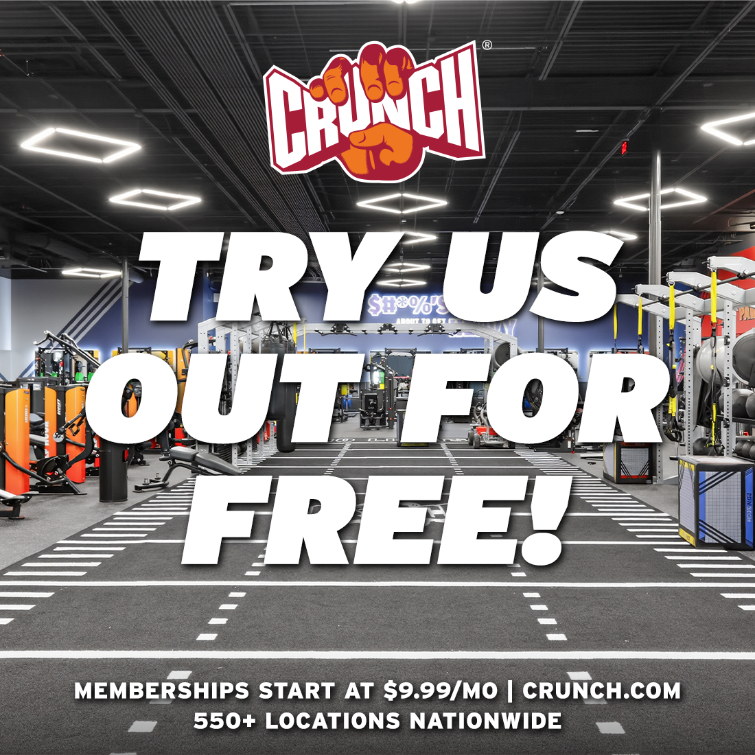 Crunch Fitness - Coral Ridge Facebook ad from May 31, 2026