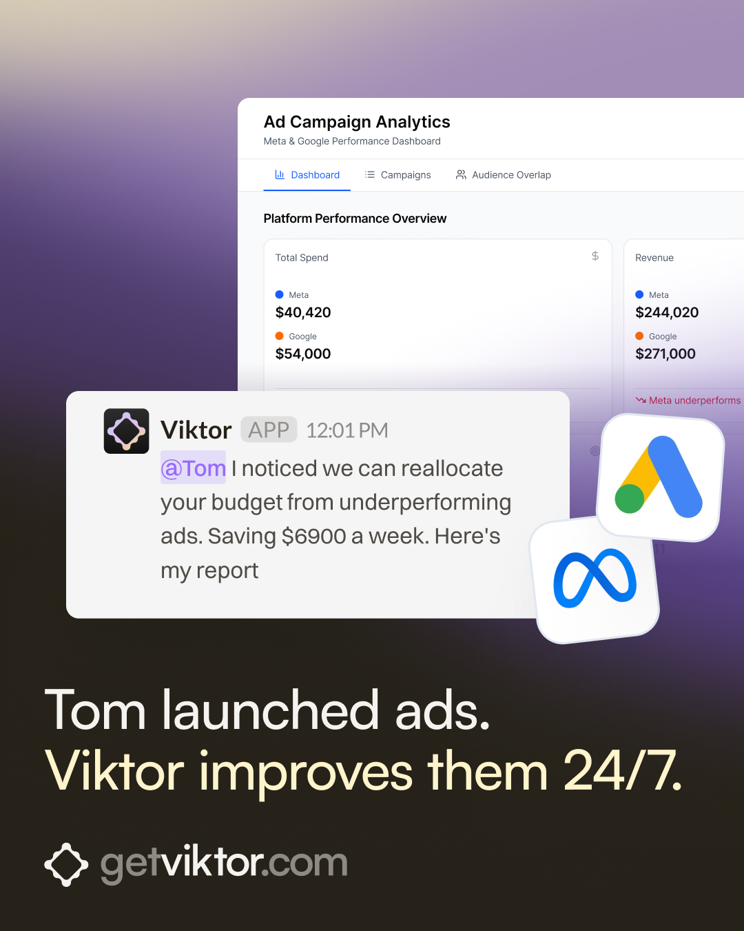 Viktor Facebook ad
