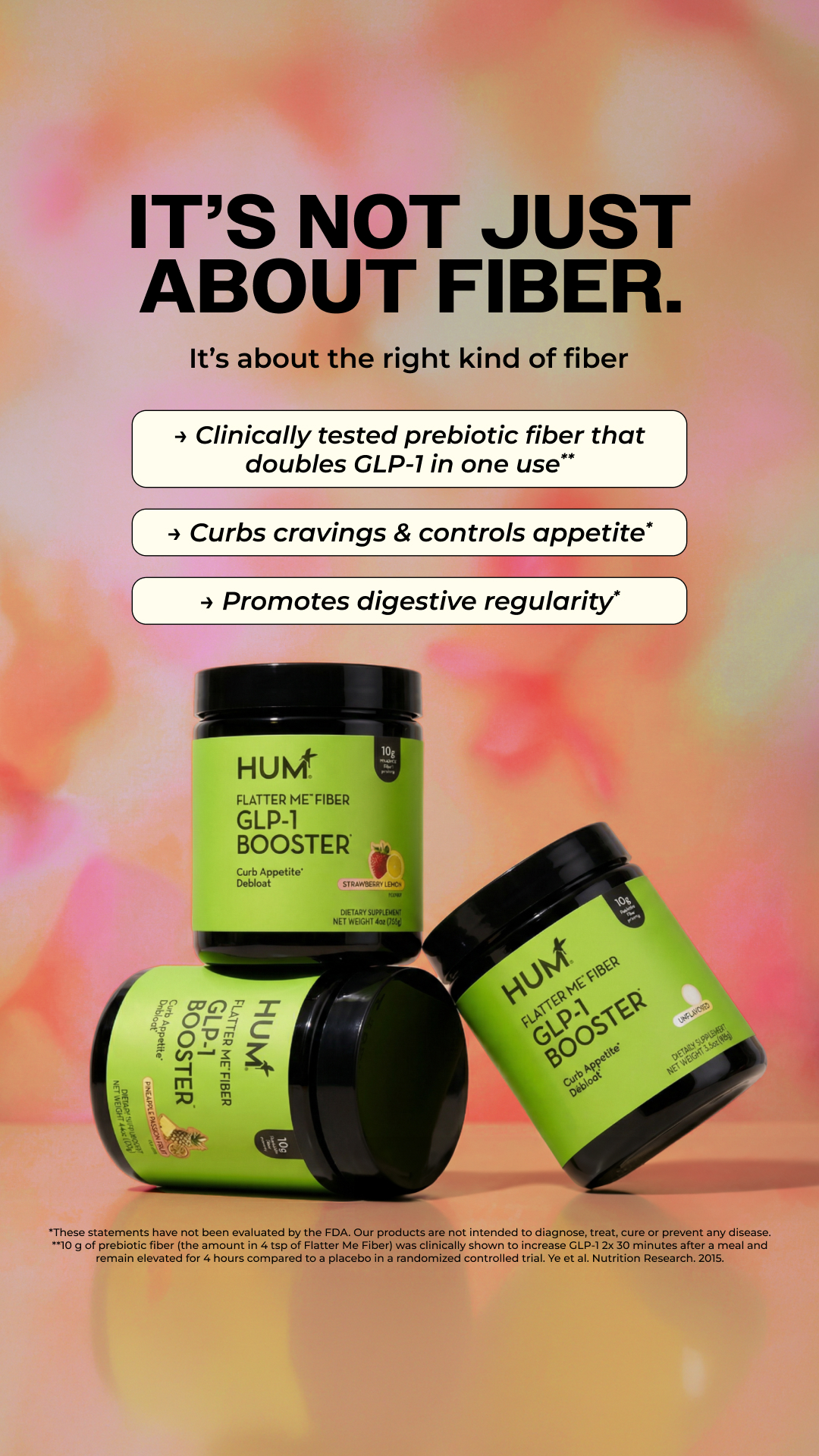 HUM Nutrition Facebook ad