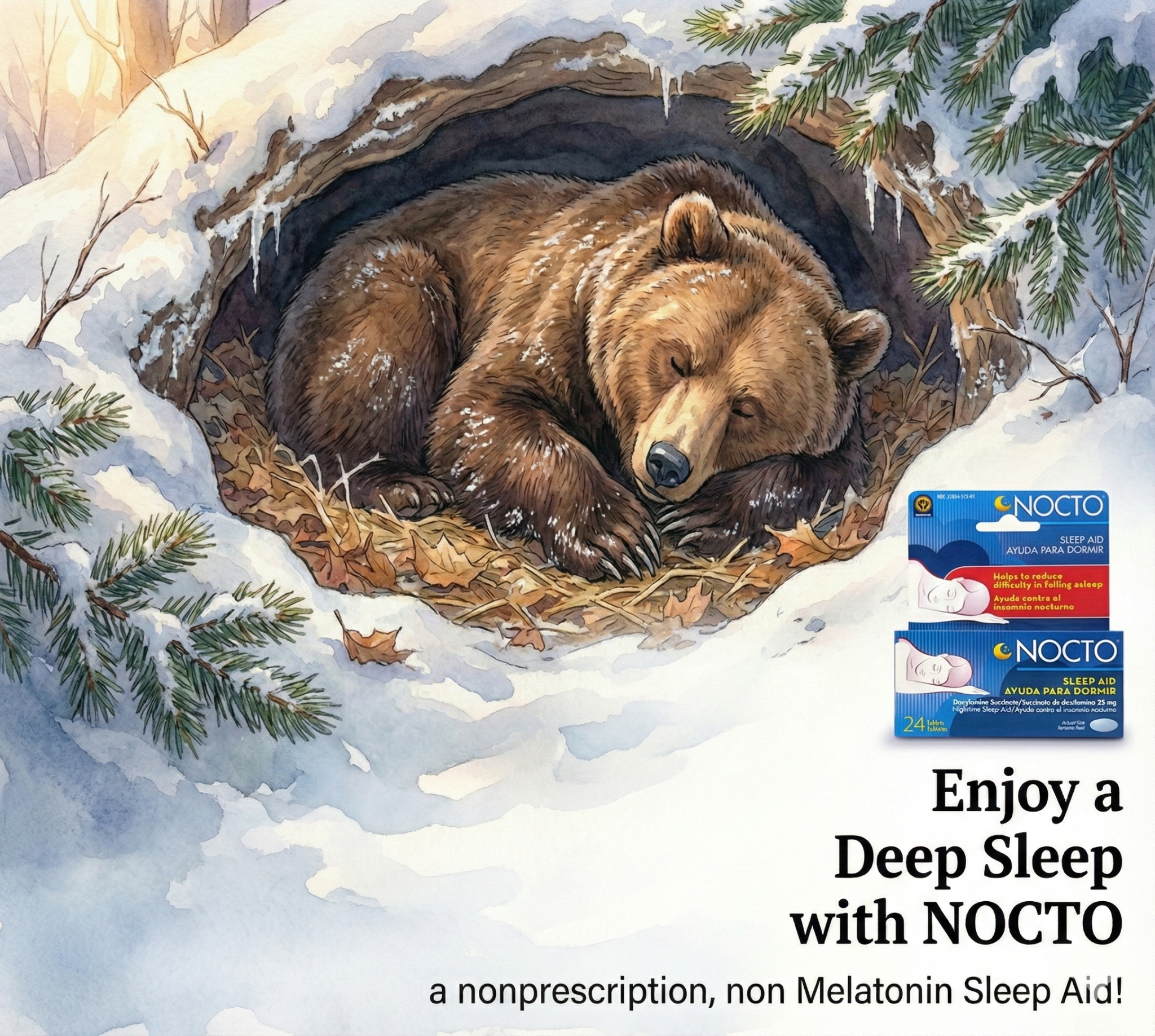 Nocto USA Facebook ad: Use NOCTO for longer lasting sleep!