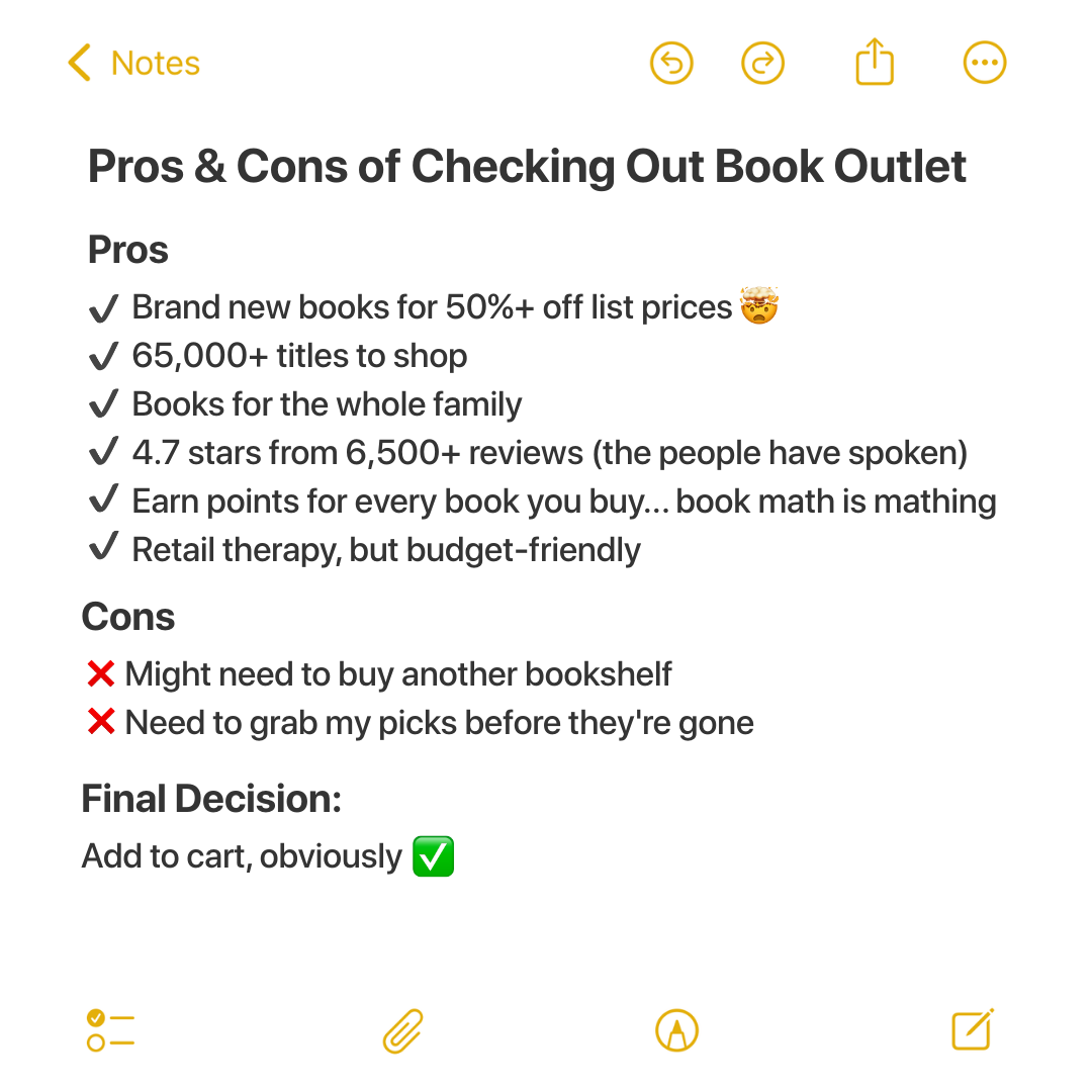 Book Outlet Facebook ad