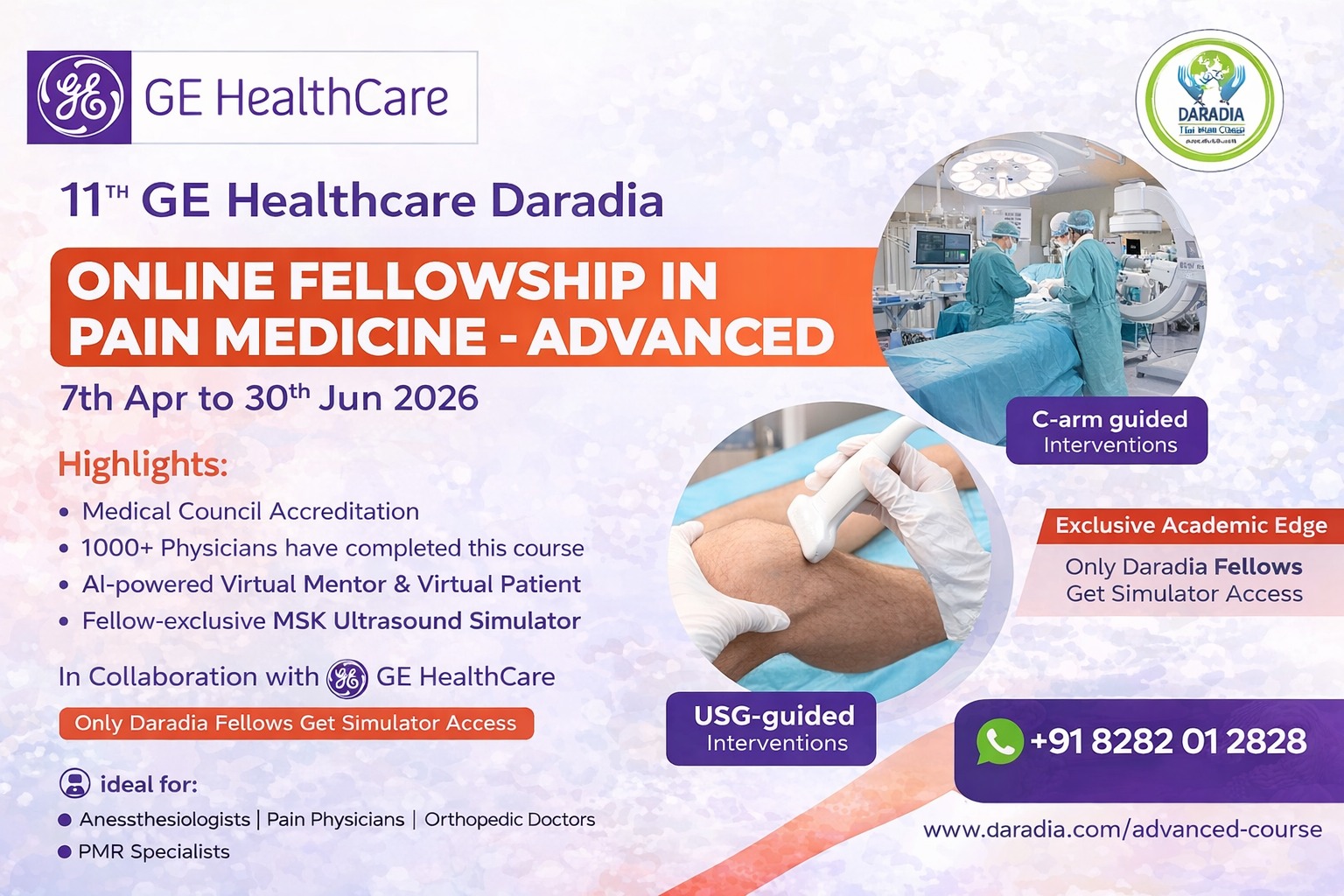 Daradia: The Pain Clinic Facebook ad