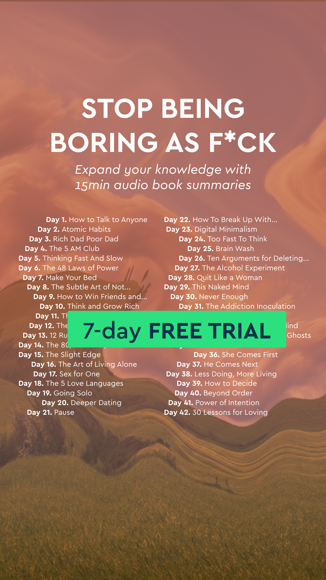 Blinkist Facebook ad