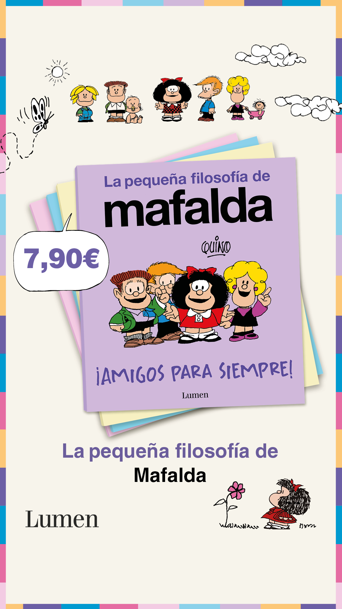 Editorial Lumen Facebook ad: Serie La pequeña filosofía de Mafalda