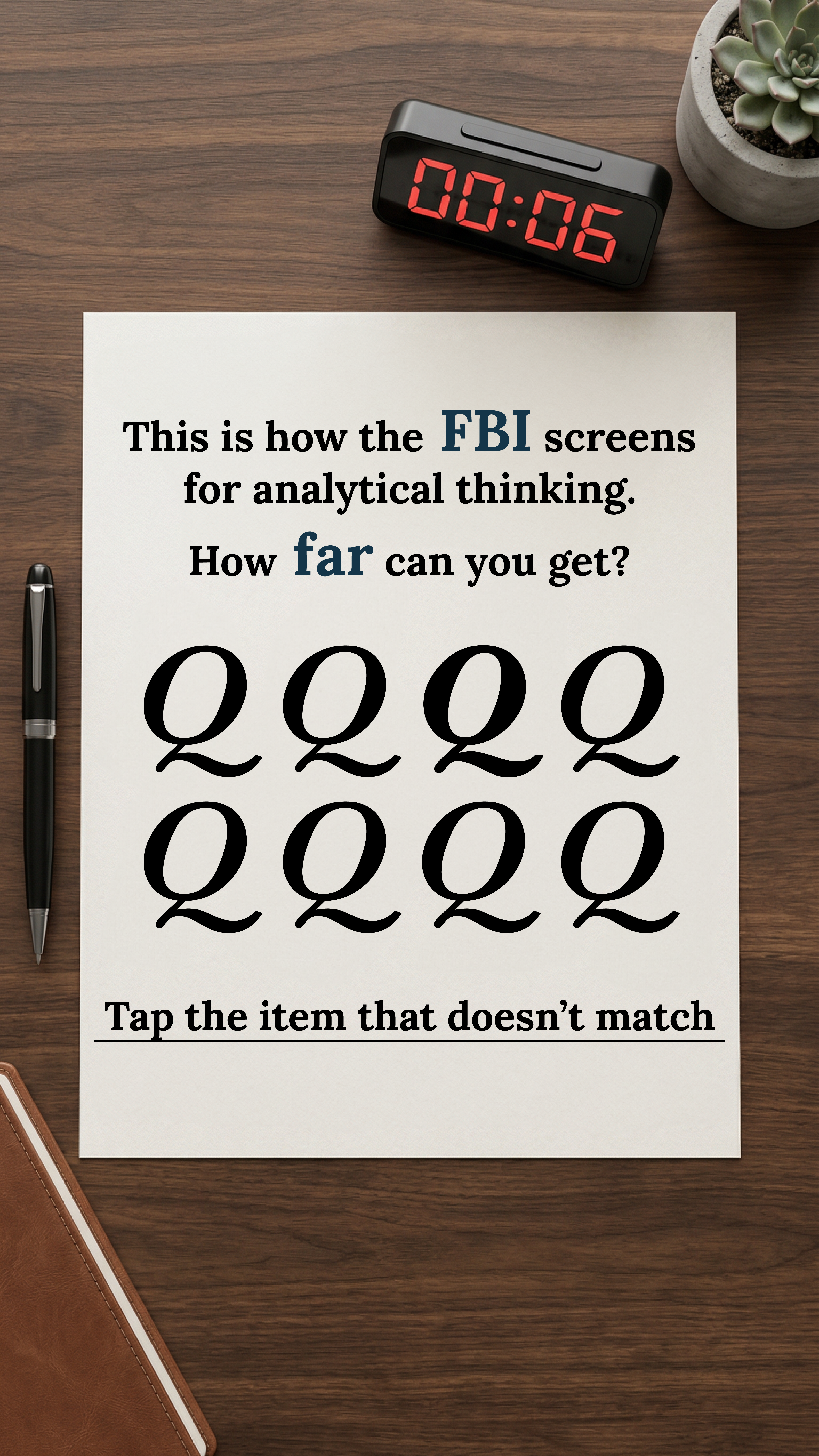Brain Health Check Facebook ad