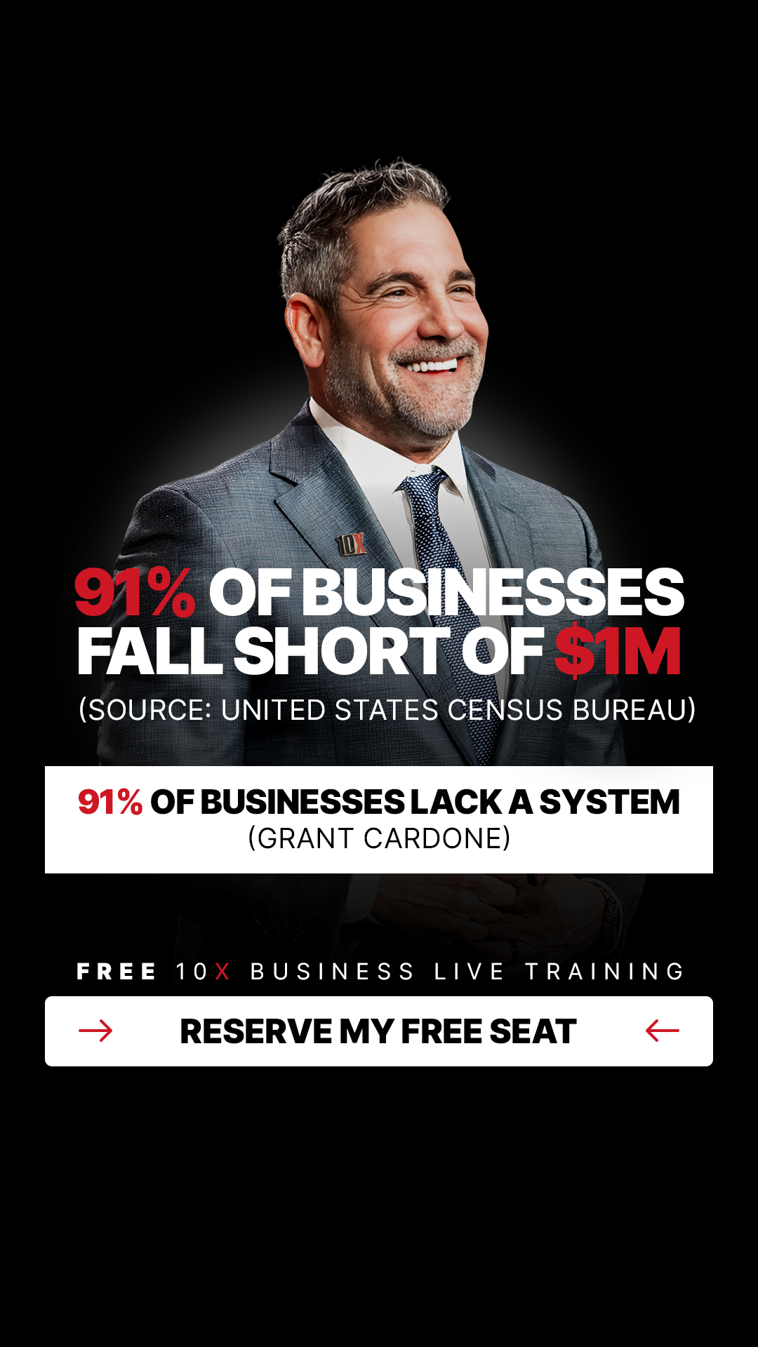 Grant Cardone Facebook ad