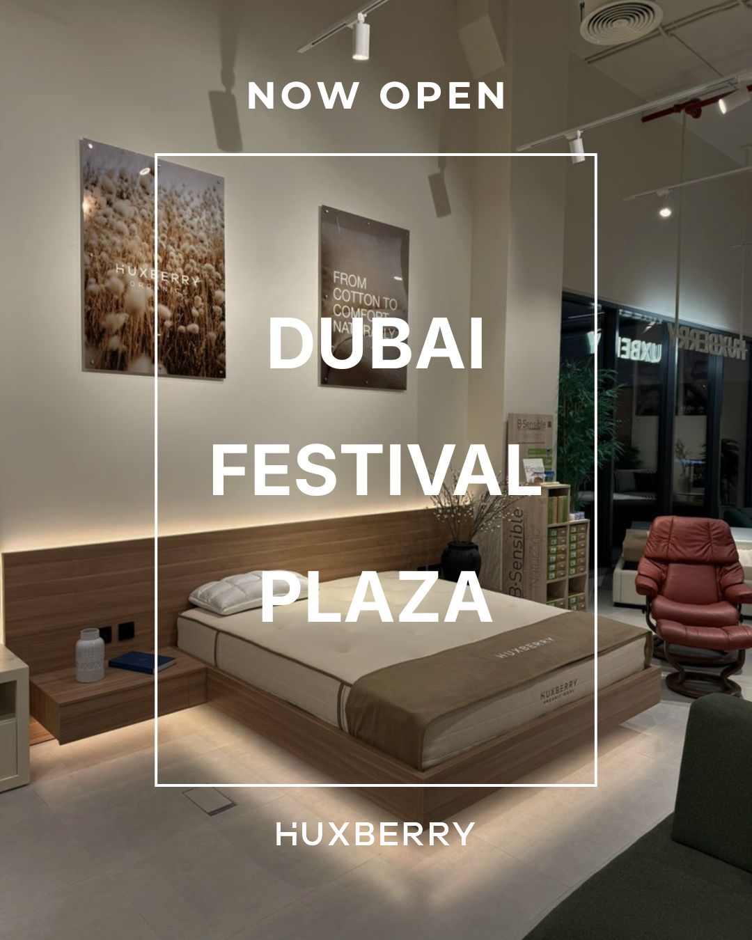 Huxberry Facebook ad: Where Better Sleep Begins