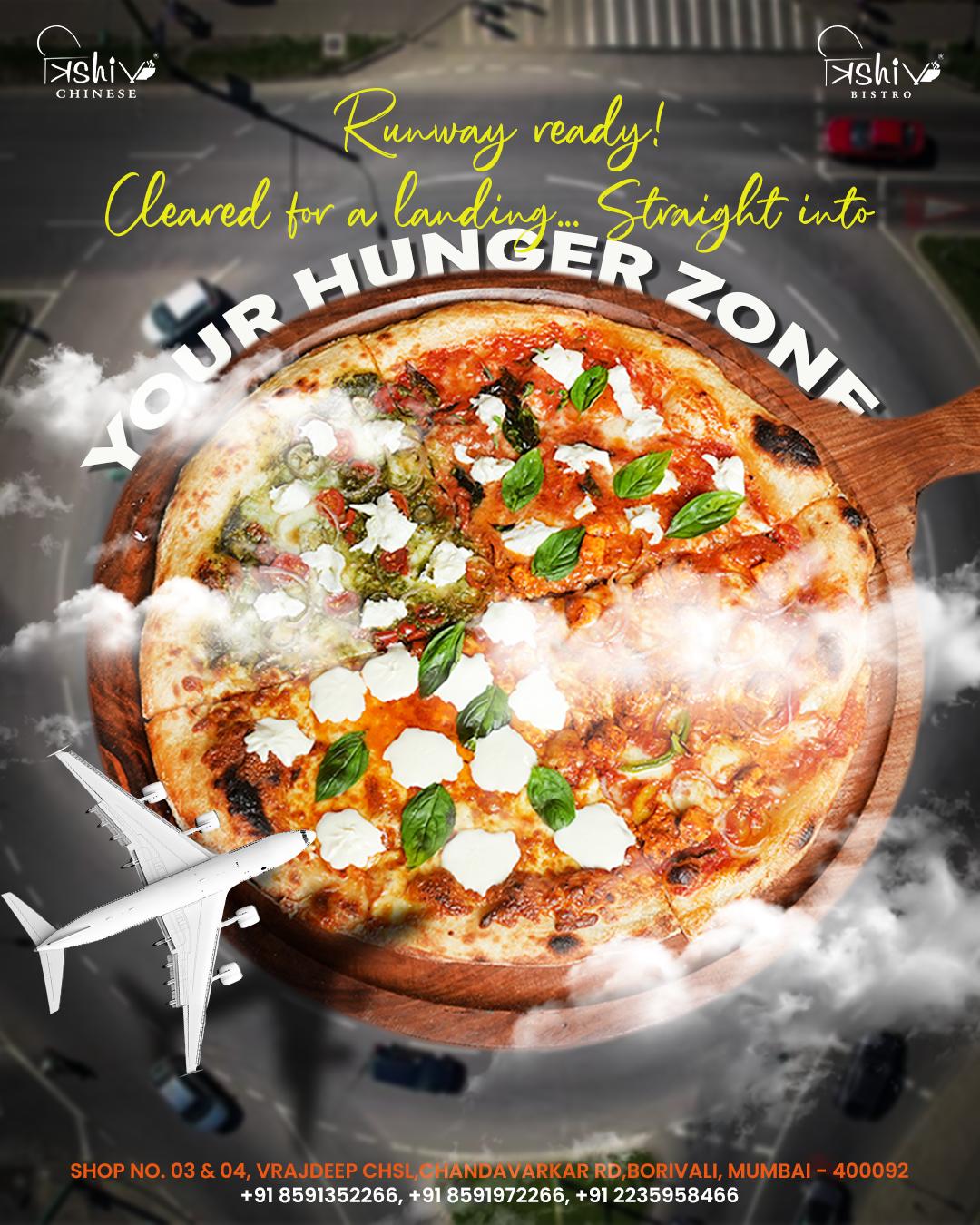 Trishiv Chinese Mumbai Facebook ad: Runway Ready. Appetite Cleared for Landing.