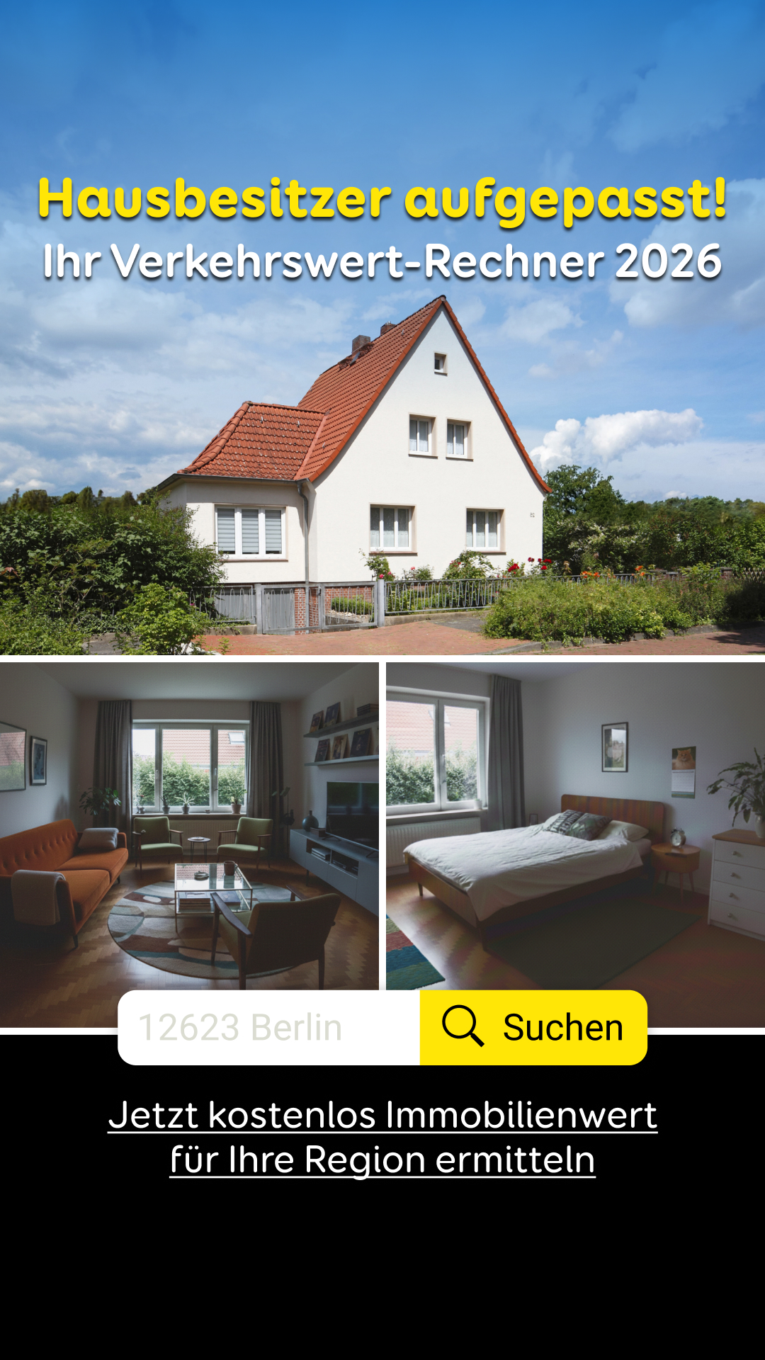 Aroundhome - Immobilienverkauf Facebook ad from Mar 3, 2026
