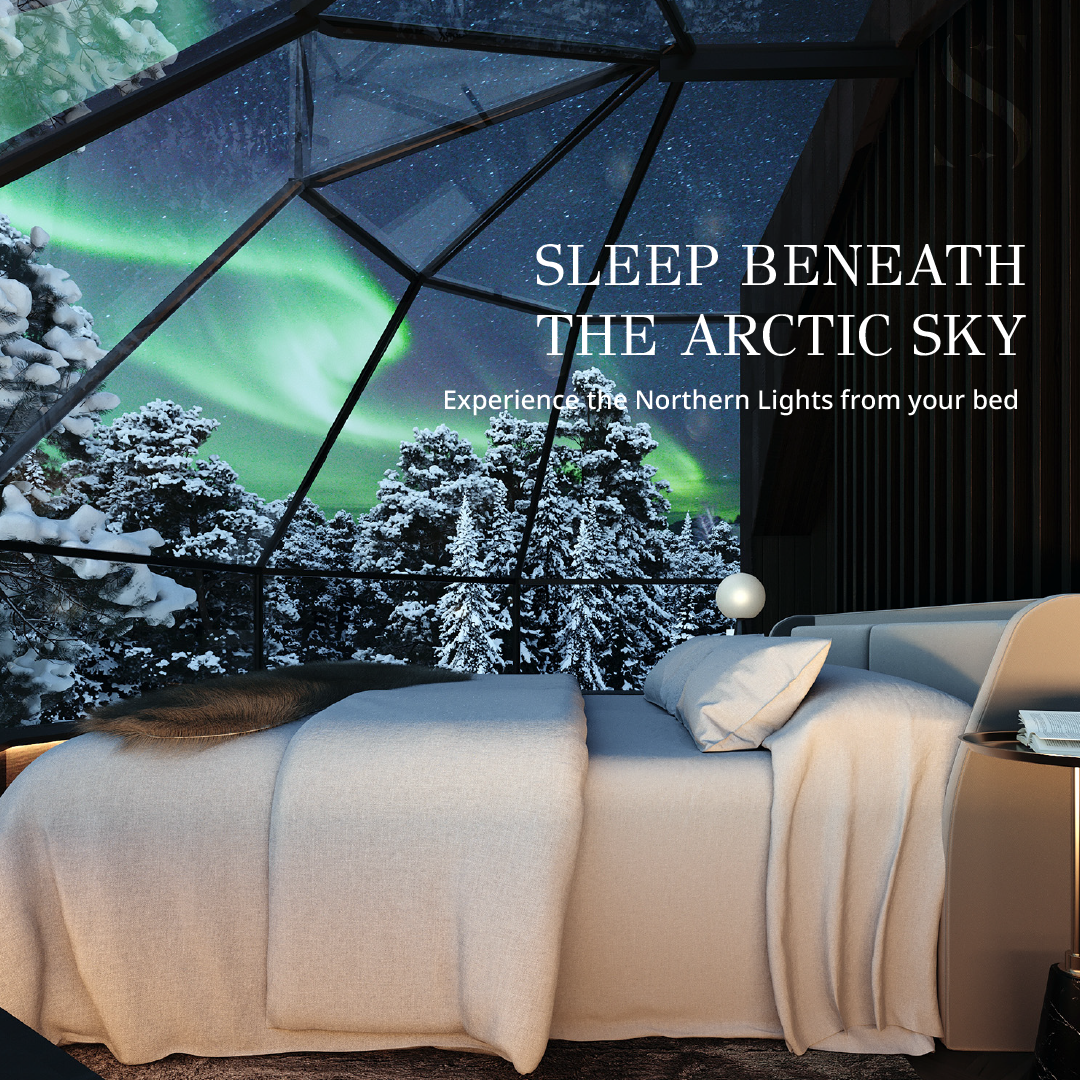 SkyView Igloos Facebook ad