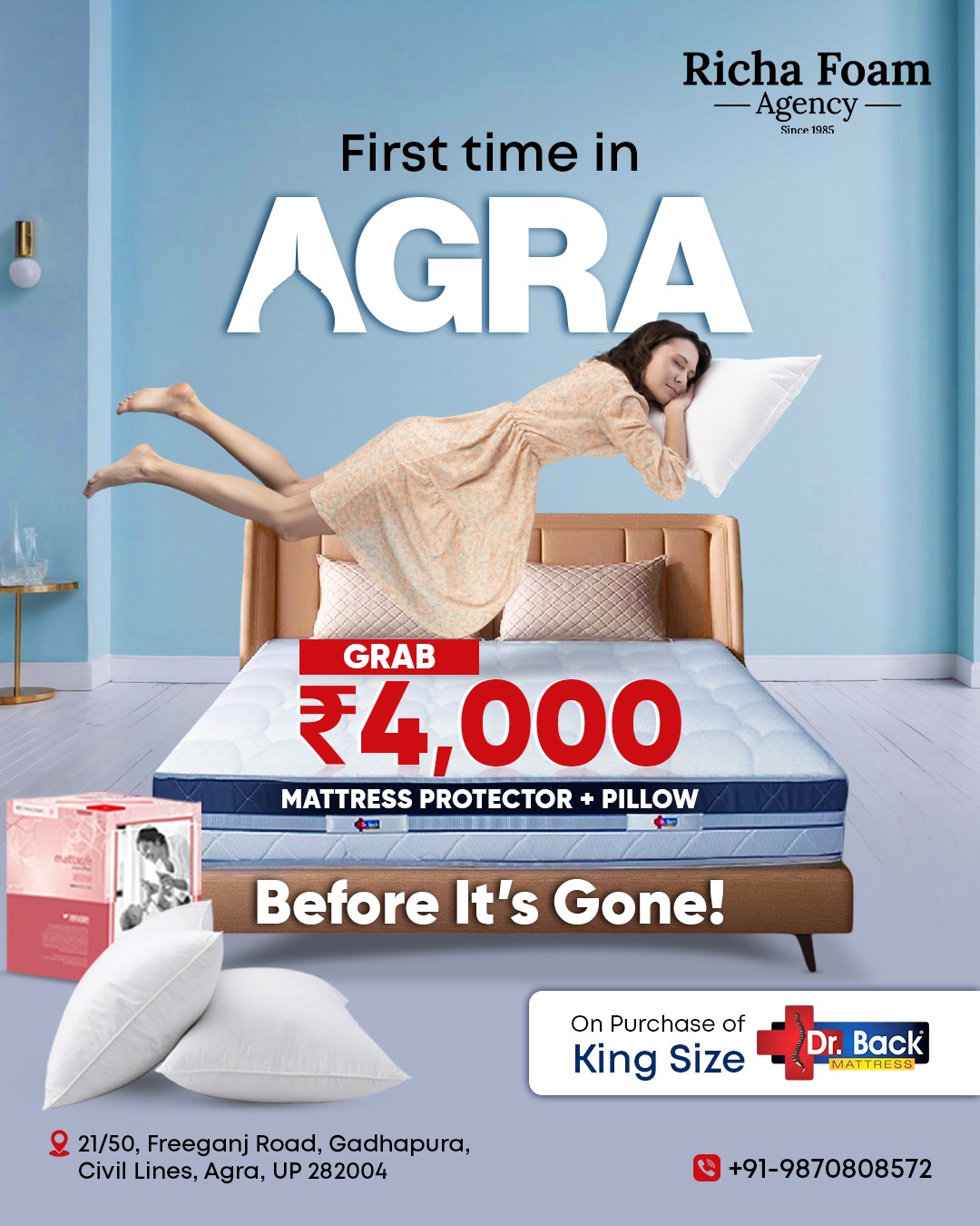 Richa Foam Agency Facebook ad