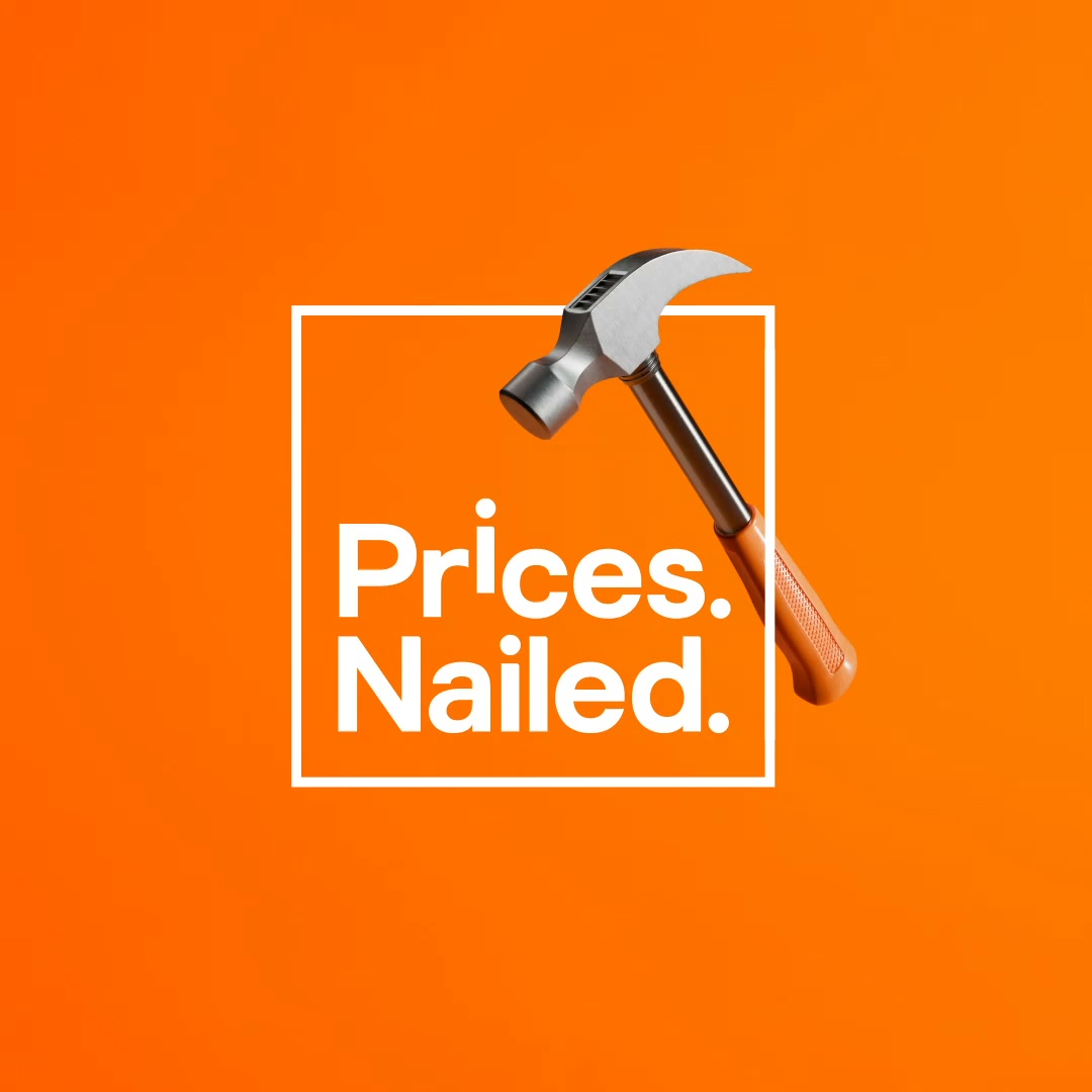 TradePoint Facebook ad: Prices Nailed at B&Q and Tradepoint