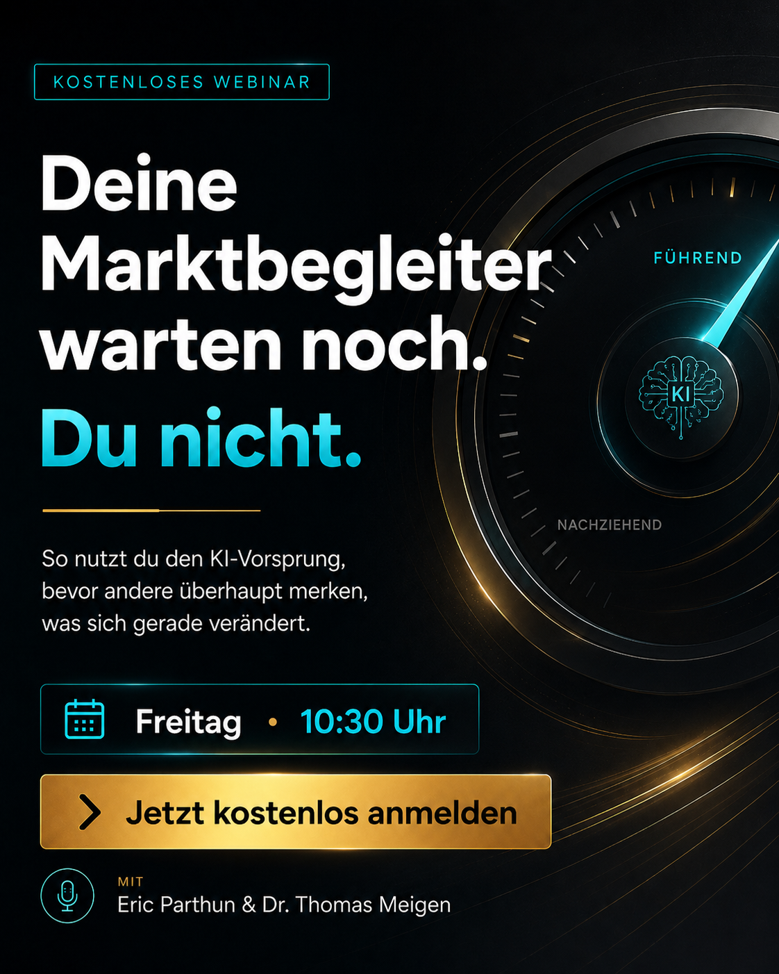Eric Parthun Facebook ad: Nutze den KI-Vorsprung
