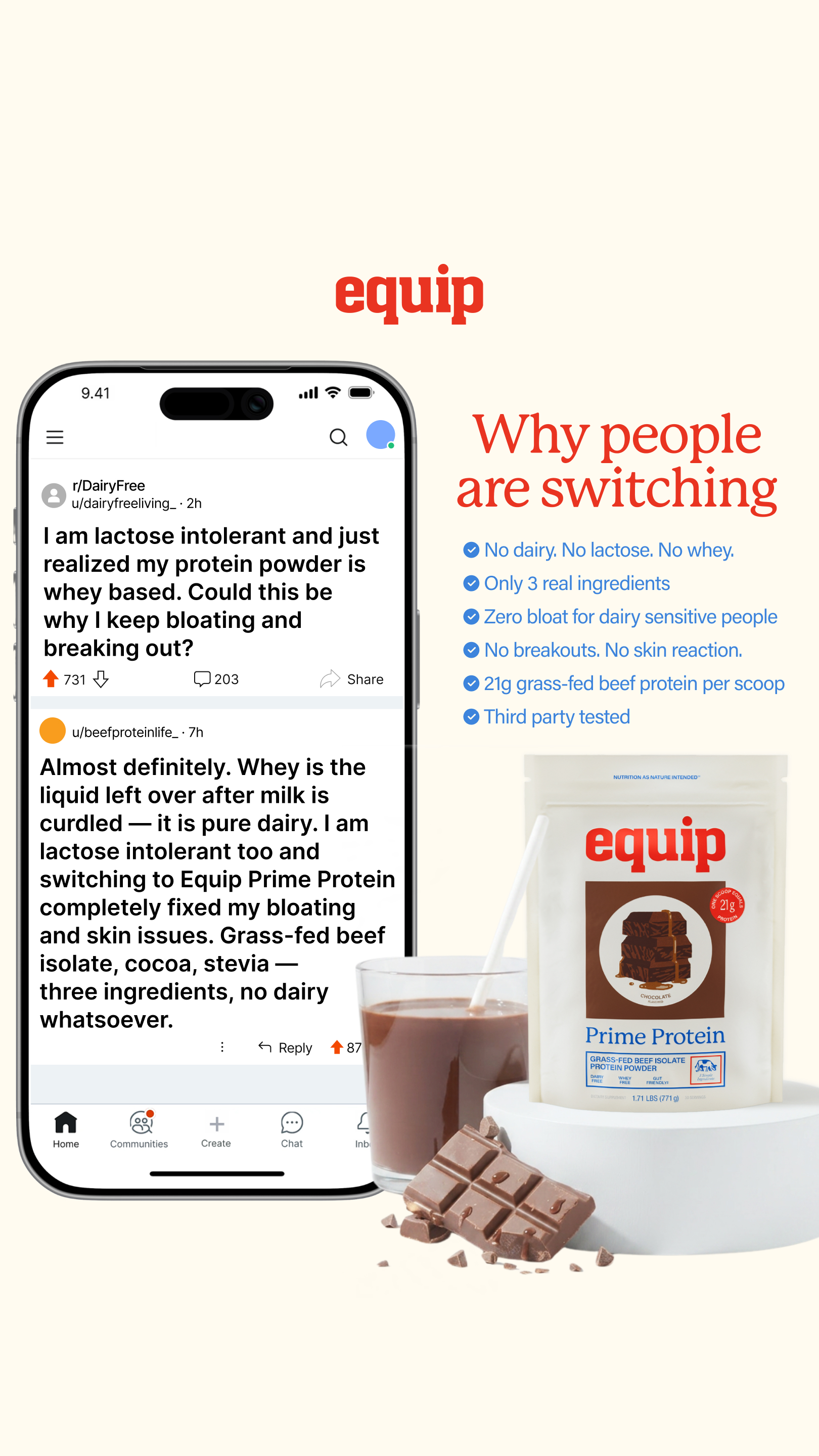 Equip Facebook ad